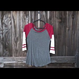 three quarter sleeve shirt